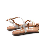 Bargeme sandalo da donna in vera pelle