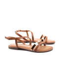 Bargeme sandalo da donna in vera pelle