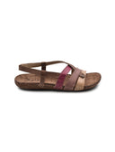Sandalo da donna in pelle