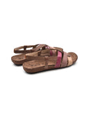 Sandalo da donna in pelle