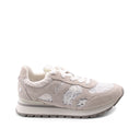 Beetown sneaker donna in pelle e pizzo