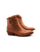 Stivaletto camperos in pelle donna