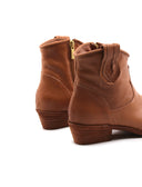 Stivaletto camperos in pelle donna