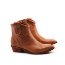 Stivaletto camperos in pelle donna