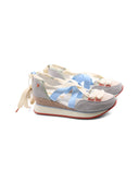 Hinesburg sneaker aperta con zeppa