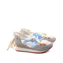 Hinesburg sneaker aperta con zeppa