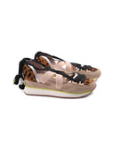 Ludlow sneaker animalier con zeppa