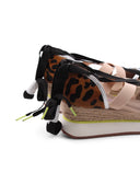 Ludlow sneaker animalier con zeppa