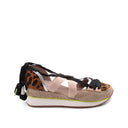 Ludlow sneaker animalier con zeppa