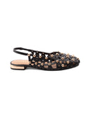 Calamus mules in vera pelle con borchie