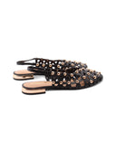 Calamus mules in vera pelle con borchie