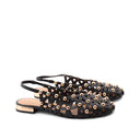 Calamus mules in vera pelle con borchie