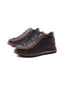 Scarponcino effetto rettile da uomo