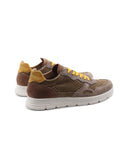 Sneaker in pelle traforata da uomo