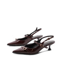 Sabin slingback in vernice da donna