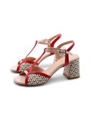 Sandalo t-bar open toe da donna
