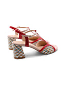 Sandalo t-bar open toe da donna