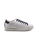 Sneaker bianca in vera pelle da uomo