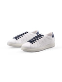 Sneaker bianca in vera pelle da uomo