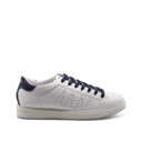 Sneaker bianca in vera pelle da uomo
