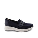 Mocassino in tessuto riciclato da donna