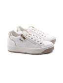 Sneaker bianca in pelle da donna