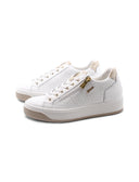 Sneaker bianca in pelle da donna