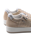 Sneaker in vera pelle da donna
