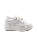 Sneaker gioiello con zeppa interna
