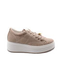 Sneaker gioiello con zeppa interna
