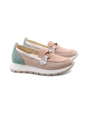 Mocassino con morsetto da donna