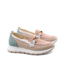 Mocassino con morsetto da donna