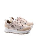Sneaker con glitter da donna