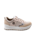 Sneaker con glitter da donna