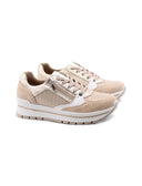 Sneaker da donna con zip laterale