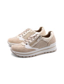 Sneaker da donna con zip laterale