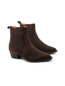 Stivaletto texano scamosciato da donna