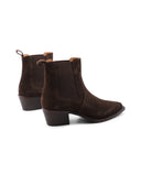 Stivaletto texano scamosciato da donna