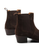 Stivaletto texano scamosciato da donna