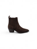 Stivaletto texano in pelle scamosciata