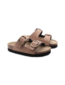 Ciabatta platform con doppia fascia