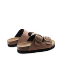 Ciabatta platform con doppia fascia