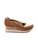 Vuka sneaker aperta con zeppa da donna