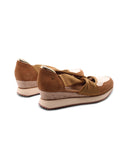 Vuka sneaker aperta con zeppa da donna