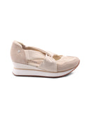 Tuhelj sneaker aperta con zeppa donna