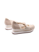 Tuhelj sneaker aperta con zeppa donna