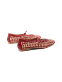 Worden ballerina in pelle intrecciata