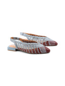 Magarini ballerina in pelle intrecciata