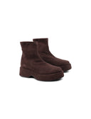 Ankle boot con suola platform da donna