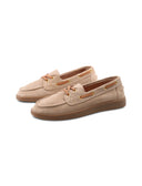 Boat shoes scamosciata da donna